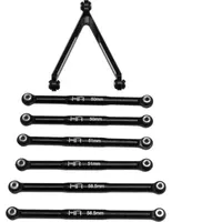 Aluminum Link Set: SCX24 LWB (133.7mm) HRASXTF133J01