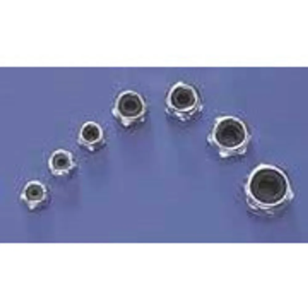 Du-Bro Stainless Steel Nylon Insert Lock Nuts - 4-40 (QTY: 4) DUB3112