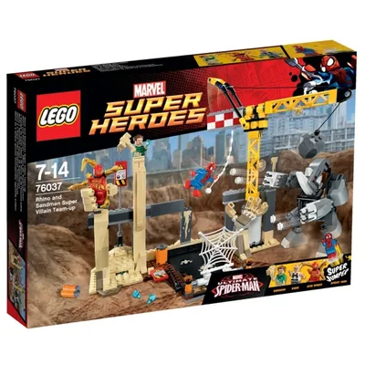 Lego Marvel Super Heroes: Rhino and Sandman Super Villain Team-up 76037