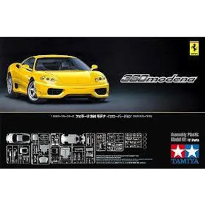 Ferrari 360 Modena 1/24 Model Car Kit #24299 by Tamiya