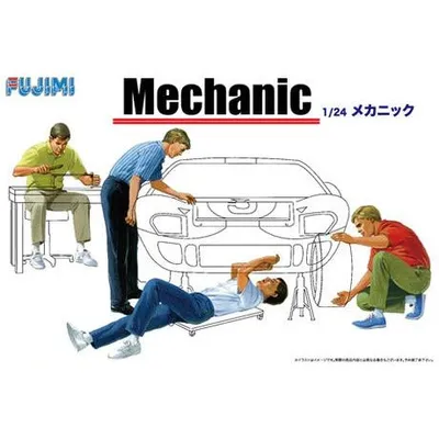 Mechanic Figures (4) 1/24 by Fujimi