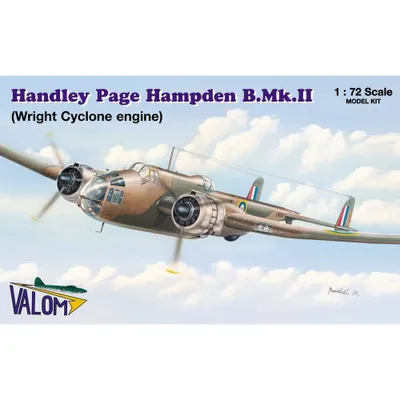 Handley page Hampden B. MkII 1/72 by Valom