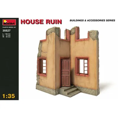 House Ruin #35527 1/35 Scenery Kit by MiniArt