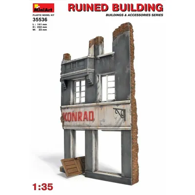 Miniart Ruined Building 1/35 #35536