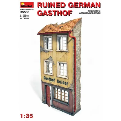 Miniart Ruined German Gasthof 1/35 #35538