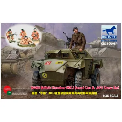 British Humber Mk. I Scout Car & AFV crew set 1/35 by Bronco