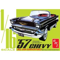 1957 Chevrolet Bel Air Convertible 1/16 Model Car Kit #1159 by AMT