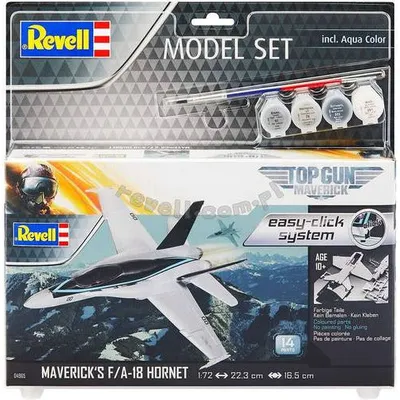 F/A-18 Hornet Set Top Gun 1/72 #04965 by Revell