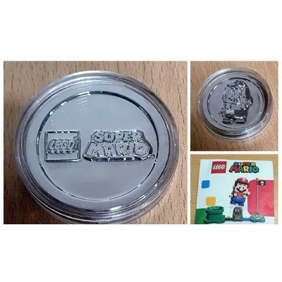 Lego Promotional: Mario Coin - Silver