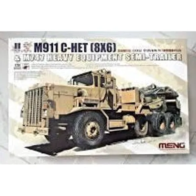 U.S. M911 C-HET (8X6) & M747 Heavy Equipment Semi-Trailer Stegosaurus Series 1/35 #SS-013 by Meng