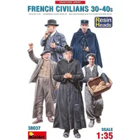 French Civilians 1930s-1940s #38037 1/35 Figure Kit by MiniArt