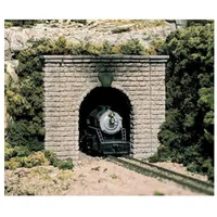 Woodland Scenics Tunnel Portal, Cut Stone, Single Track (HO) WOO1253