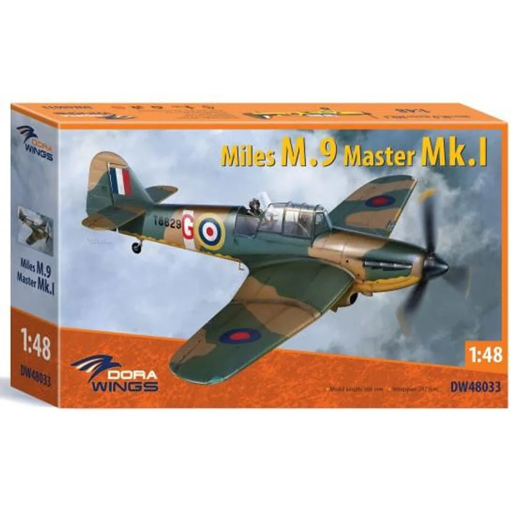 Miles M9A Master Mk I Aircraft 1/48 #DW48033 by Dora Wings