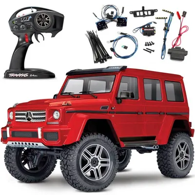 Traxxas TRX4 Mercedes G 500 4X4 1/10 Crawler, XL-5 HV, Titan 12T Red