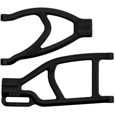 RPM70432 Traxxas Revo/Summit Extended Rear Left A-Arms - Black
