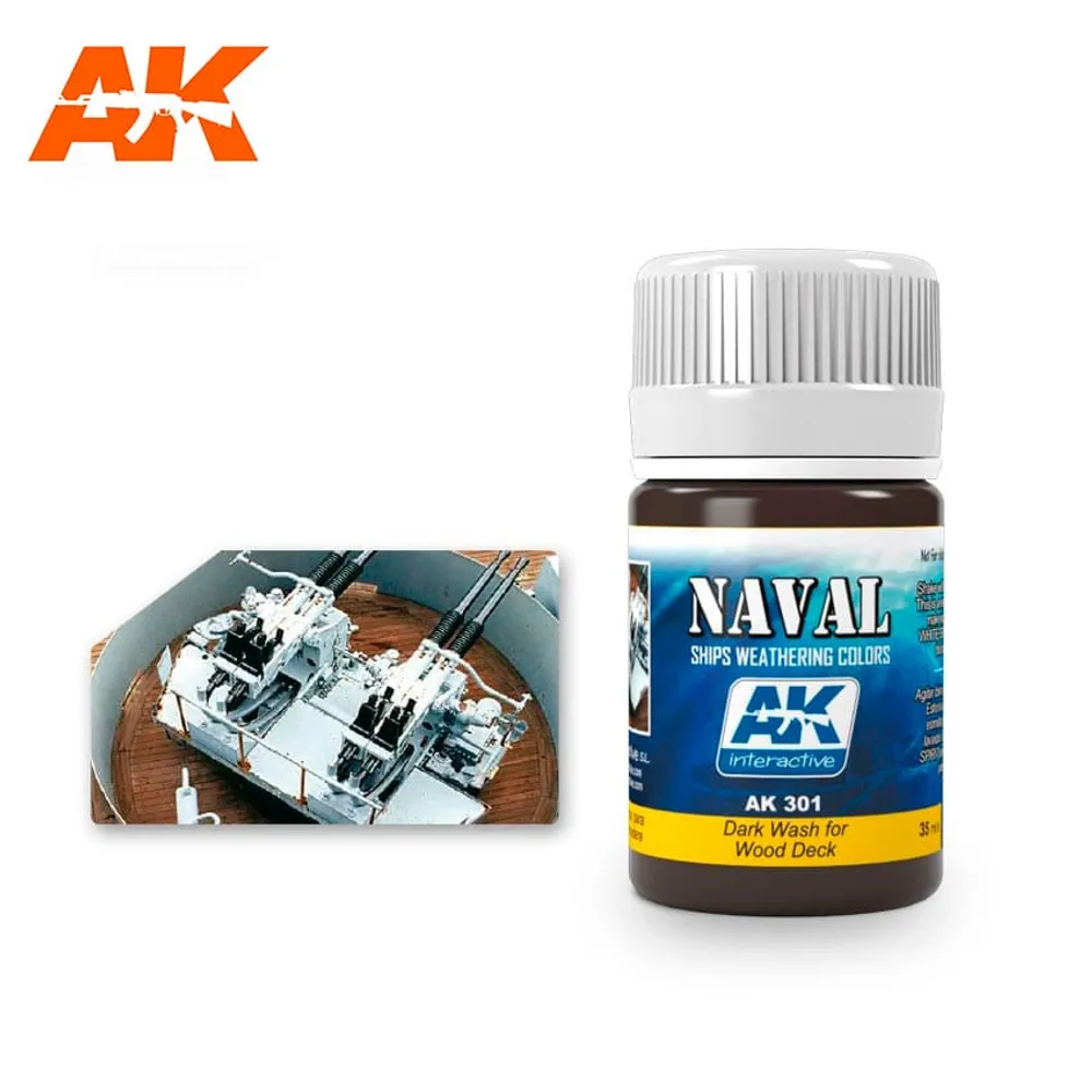 AK-301 Dark Wash For Wood Decks Wash