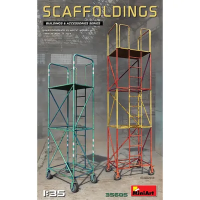 Scaffoldings #35605 1/35 Scenery Kit by MiniArt