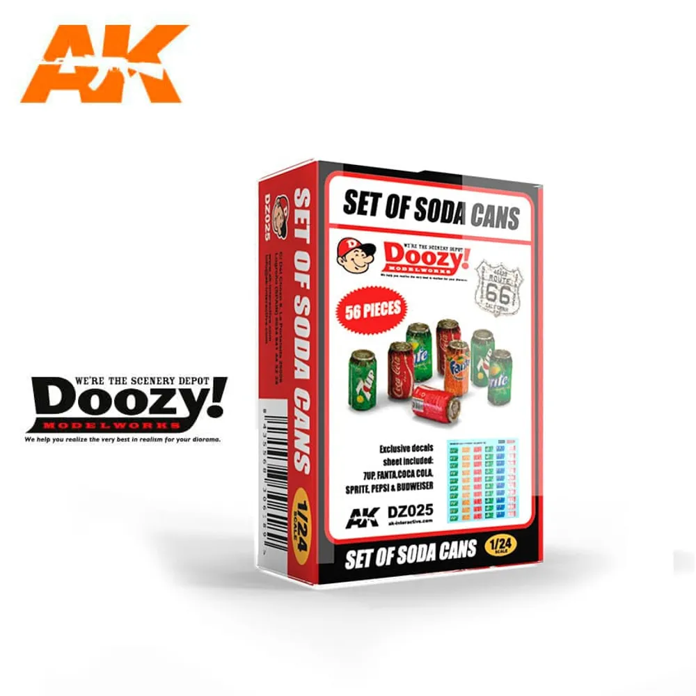 Soda Cans 1/24 Detail Kit by Doozy