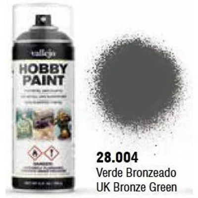 VAL28004 UK Bronze Green Aerosol (400ml) WWII AFV Color Primer