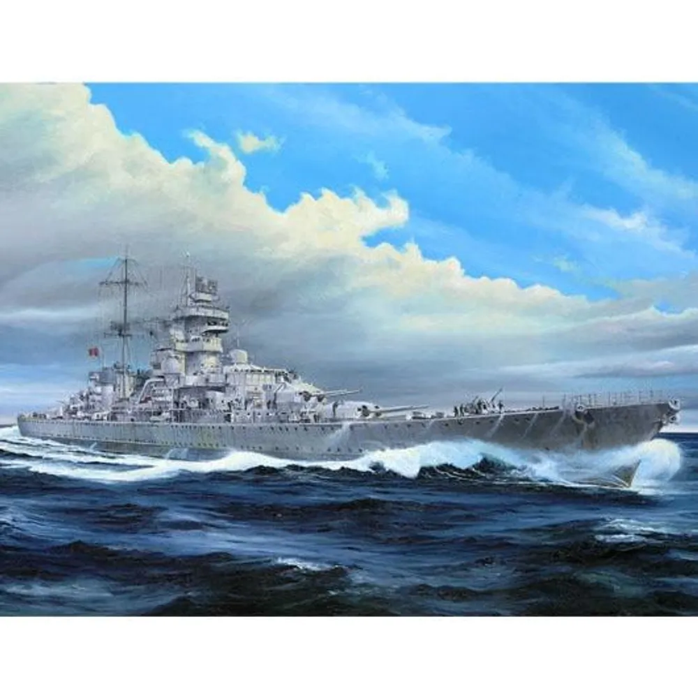 German Cruiser Prinz Eugen 1945 1/350 Model Ship Kit #5313 by Trumpeter