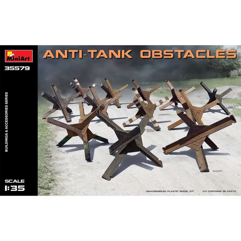 Anti-Tank Obstacles #35575 1/35 Detail Kit by MiniArt