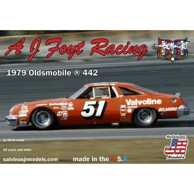 AJ Foyt Racing #51 1979 Oldsmobile 442 Race Car 1/25 #AJ01989D by Salvinos