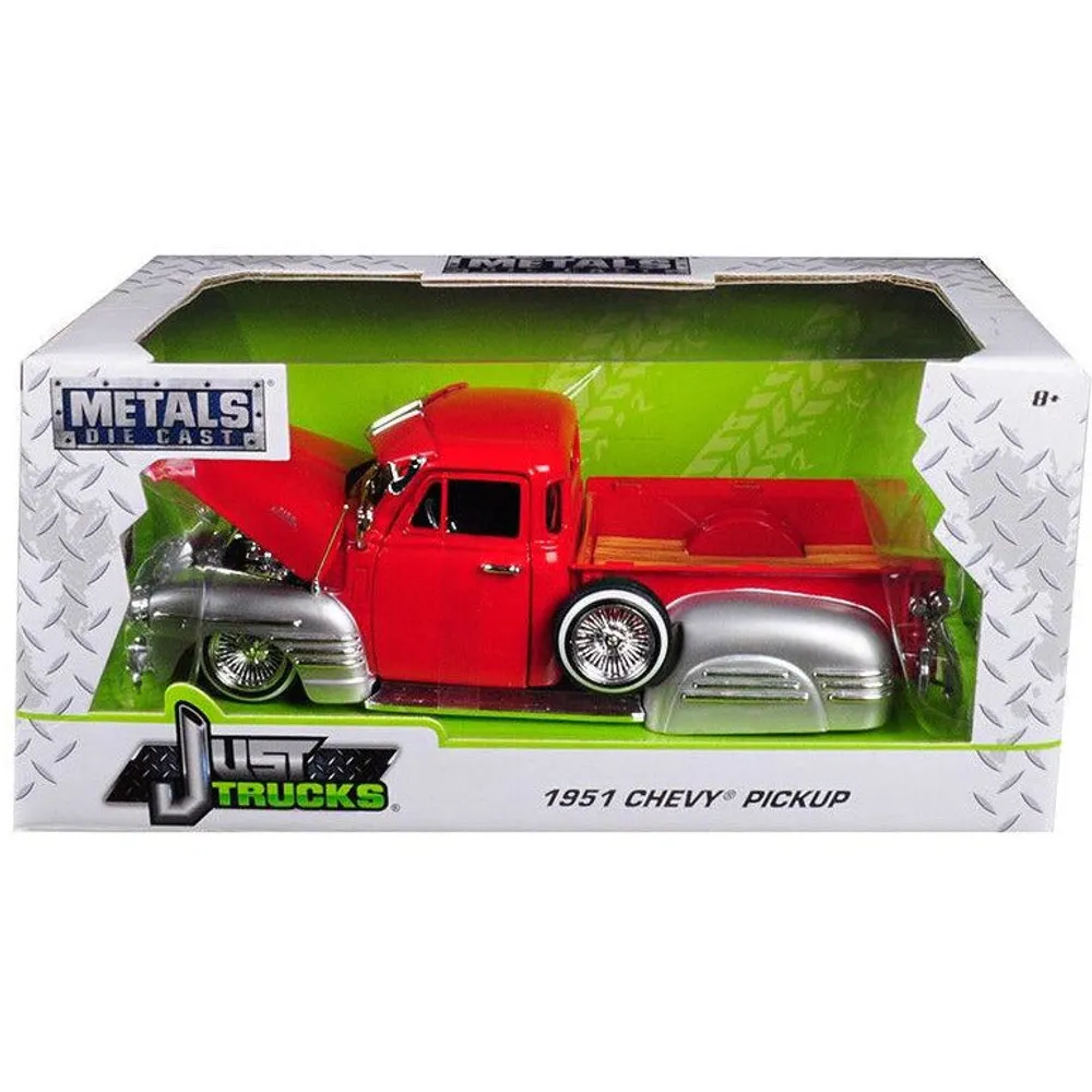 Jada 1/24 "Just Trucks" 1951 Chevy Pickup - Glossy Red