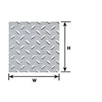 Plastruct 1/16 Diamond Plate Sheet PLA91686