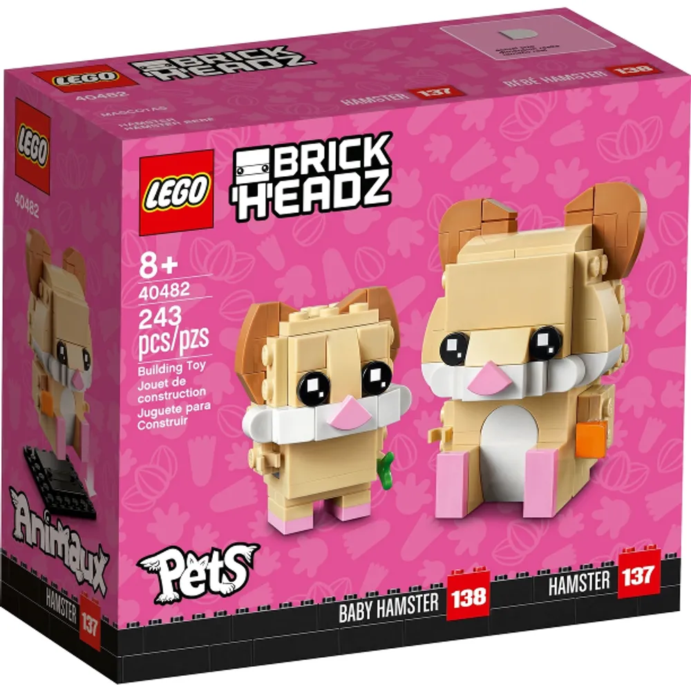 Lego Brickheadz: Hamster and Baby Hamster 40482