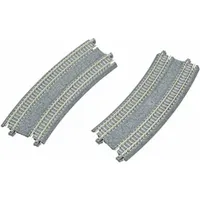 UniTrack N Curved Double Track R19"/15" Superelevated Easement 2 Pieces