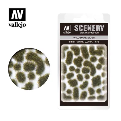 Vallejo Wild Dark Moss - Small SC402