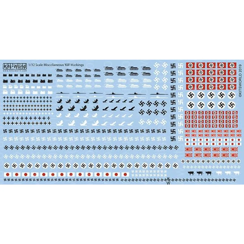1/32 Various Generic Kill Markings