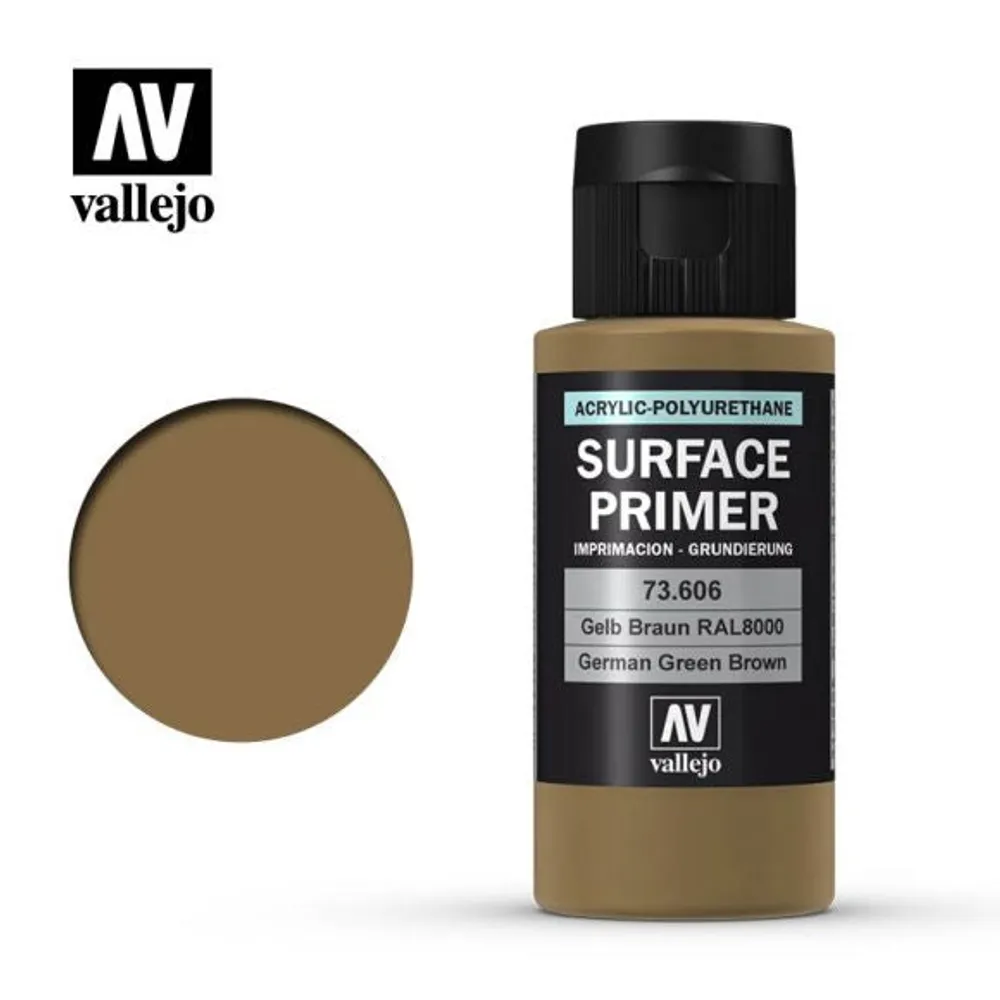 VAL73606 Acrylic Polyurethane Primer - German Green Brown (60ml)