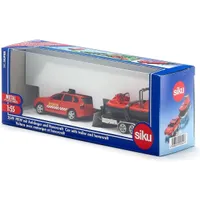 Pick-Up Truck with Tipping Trailer 1:55 #3543 by Siku