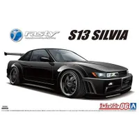 1991 PS13 RASTY Nissan Silvia 1/24 Model Car Kit #5947 by Aoshima