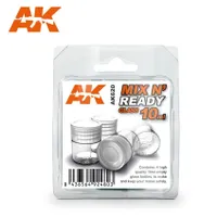 AK Mix N' Ready Glass Bottles 10ml 4pcs