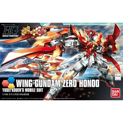HGBF 1/144 #33 Wing Gundam Zero Honoo #5055440 by Bandai