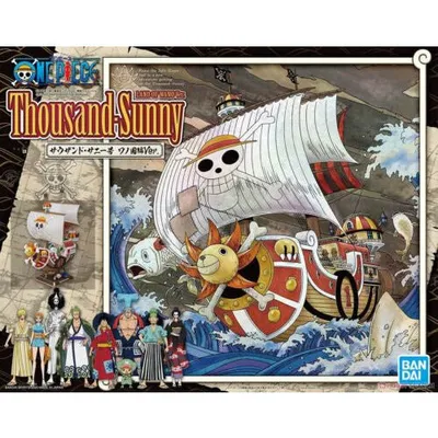 Bandai Hobby Grand Ship Collection Thousand-Sunny Commemorative Color Ver. One  Piece Film Gold Building Kit: Buy Online at Best Price in UAE 