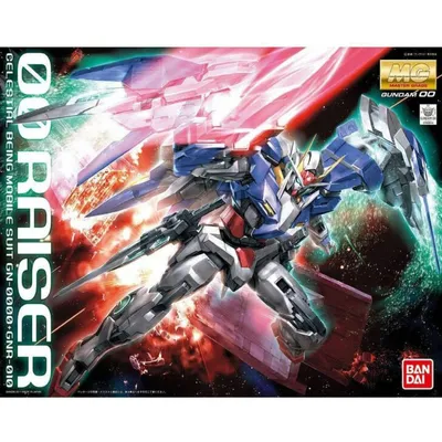 MG 1/100 GN-0000+GNR-010 Gundam 00 Raiser #5063082 by Bandai