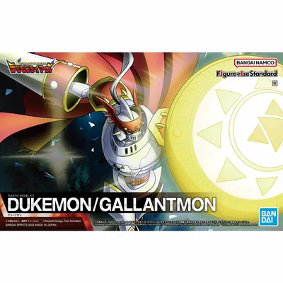 Dukemon/Gallantmon - Figure-rise Standard #5063362 Digimon Action Figure Model Kit by Bandai