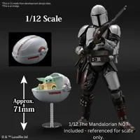 Grogu (The Mandalorian) 1/4 & 1/12 (Set of 2 Models) Star Wars Action Figure Model Kit #5063391