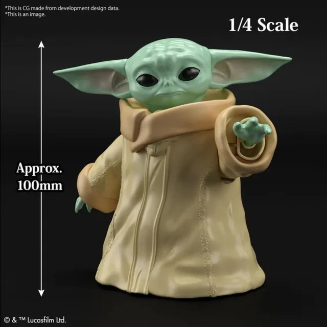 Baby Yoda - Grogu with glasses 3D model