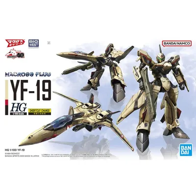 HG 1/100 YF-19 Macross Plus #5064258 Robotech Prototype Variable Fighter by Bandai