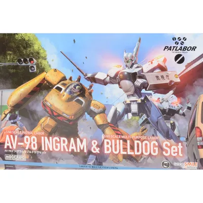 AV-98 Ingram & Bulldog Set 1/60 Moderoid Kit from Mobile Police Patlabor by Good Smile Company