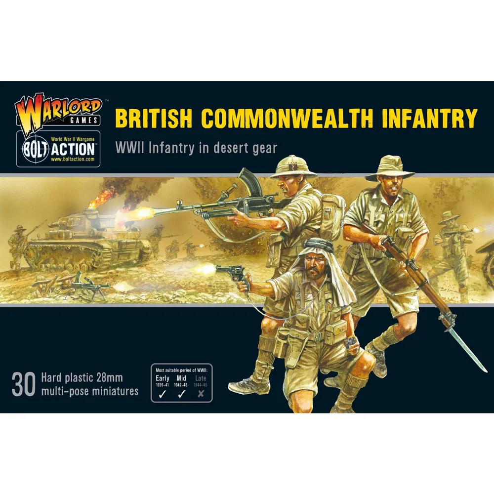 Bolt Action British Commonwealth Infantry 1/56 WLG-402011017 by Warlord Games