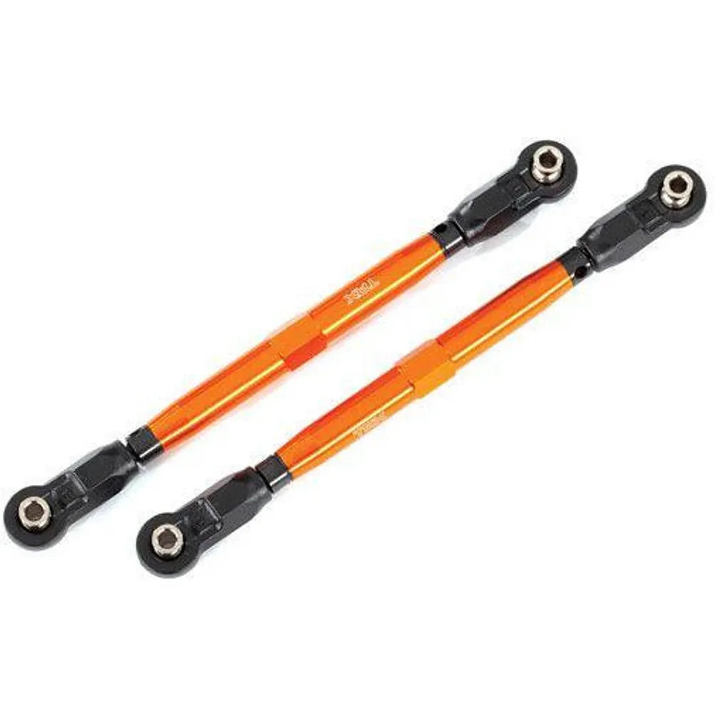 Traxxas Toe links, Wide Maxx (TUBES, 6061-T6 aluminum - orange TRA8997A