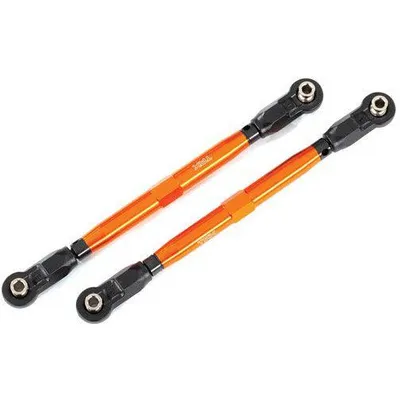 Traxxas Toe links, Wide Maxx (TUBES, 6061-T6 aluminum - orange TRA8997A