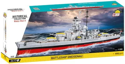 Historical Collection WWII: 4835 Battleship Gneisenau 2417 PCS