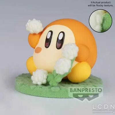 Kirby Fluffy Puffy Play In The Flower Waddle Dee Figure