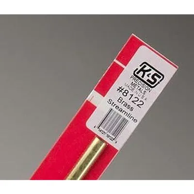 K&S Brass Streamline Tube KSE8122